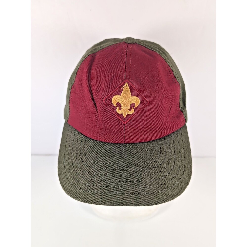 VTG Boy Scouts of America Snapback Adjustable Hat Twill Made in USA Small/Medium